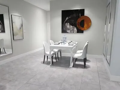 Natural stone tile restoration result